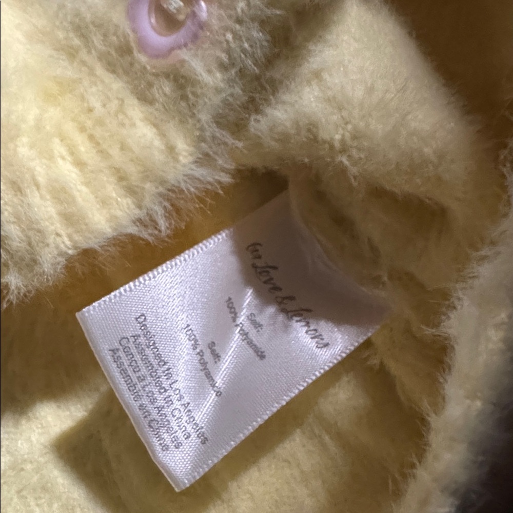 For Love And Lemons Soft Yellow Cardigan - Picture 7 of 7